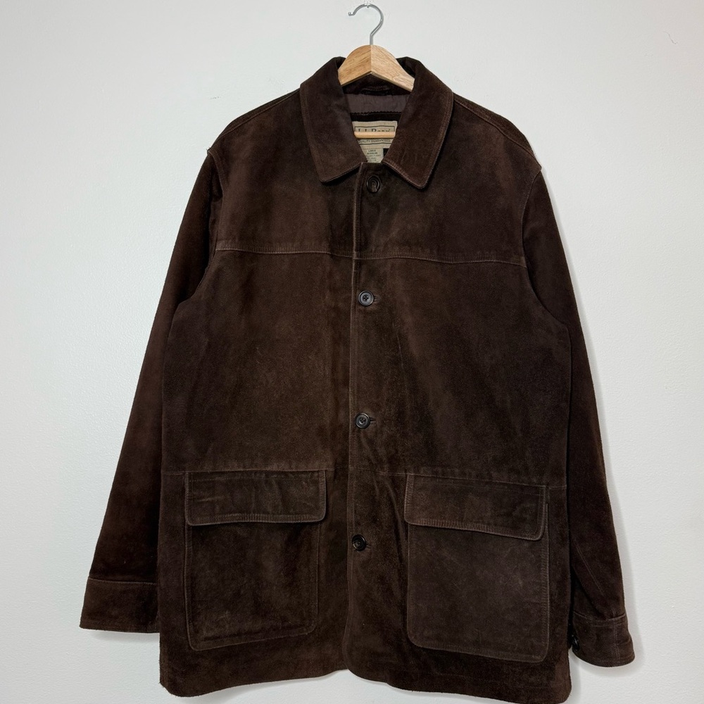L.L. Bean Brown Suede Jacket